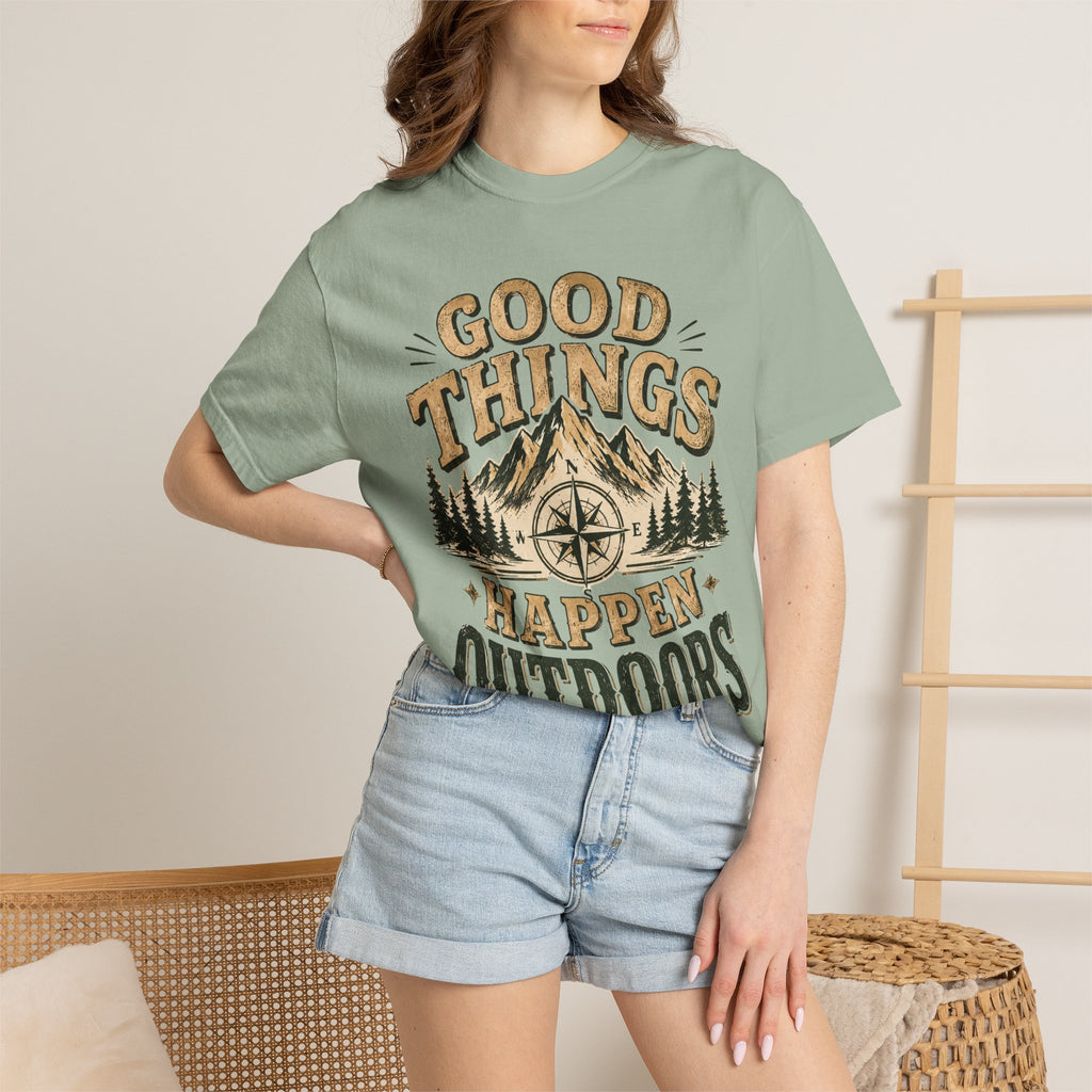 Good Things Happen Outdoors T-Shirt