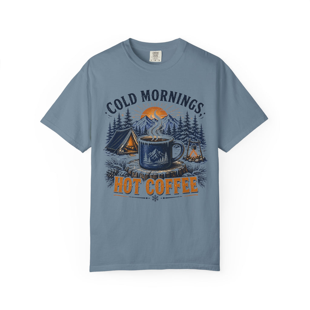 Cold Mornings, Hot Coffee T-Shirt