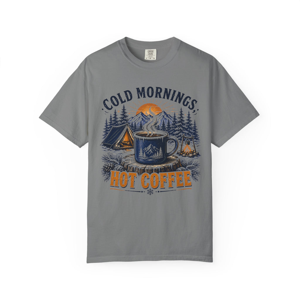Cold Mornings, Hot Coffee T-Shirt