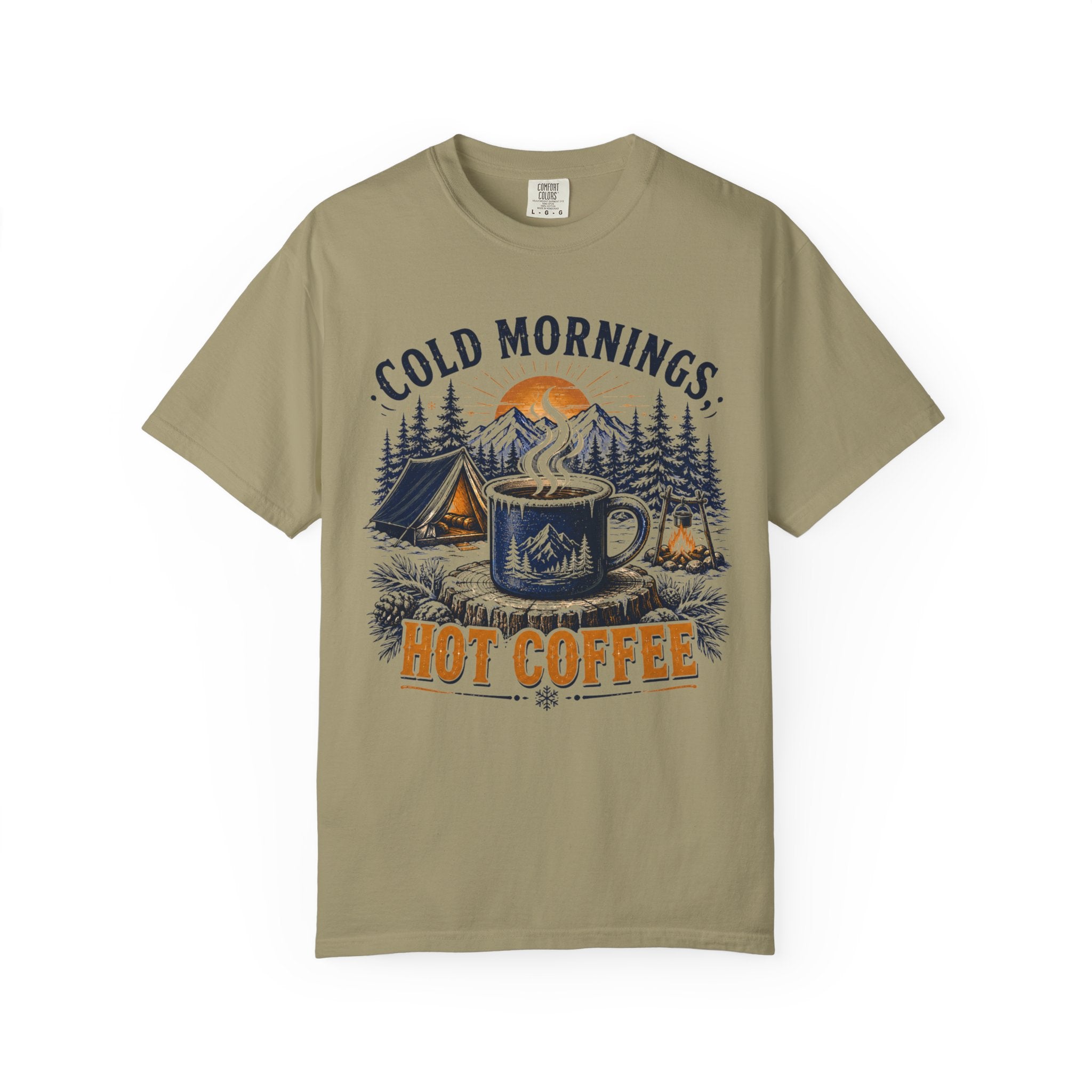 Cold Mornings, Hot Coffee T-Shirt