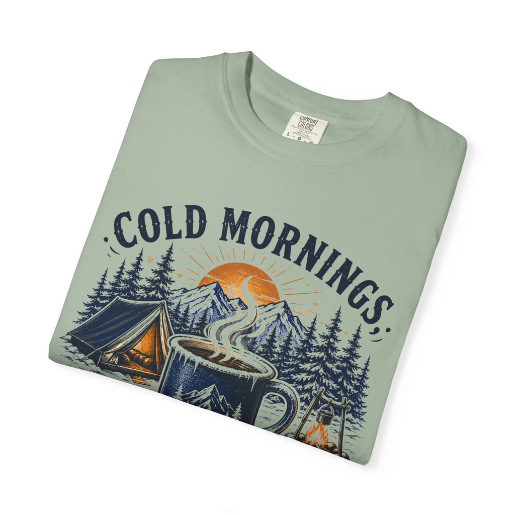 Cold Mornings, Hot Coffee T-Shirt