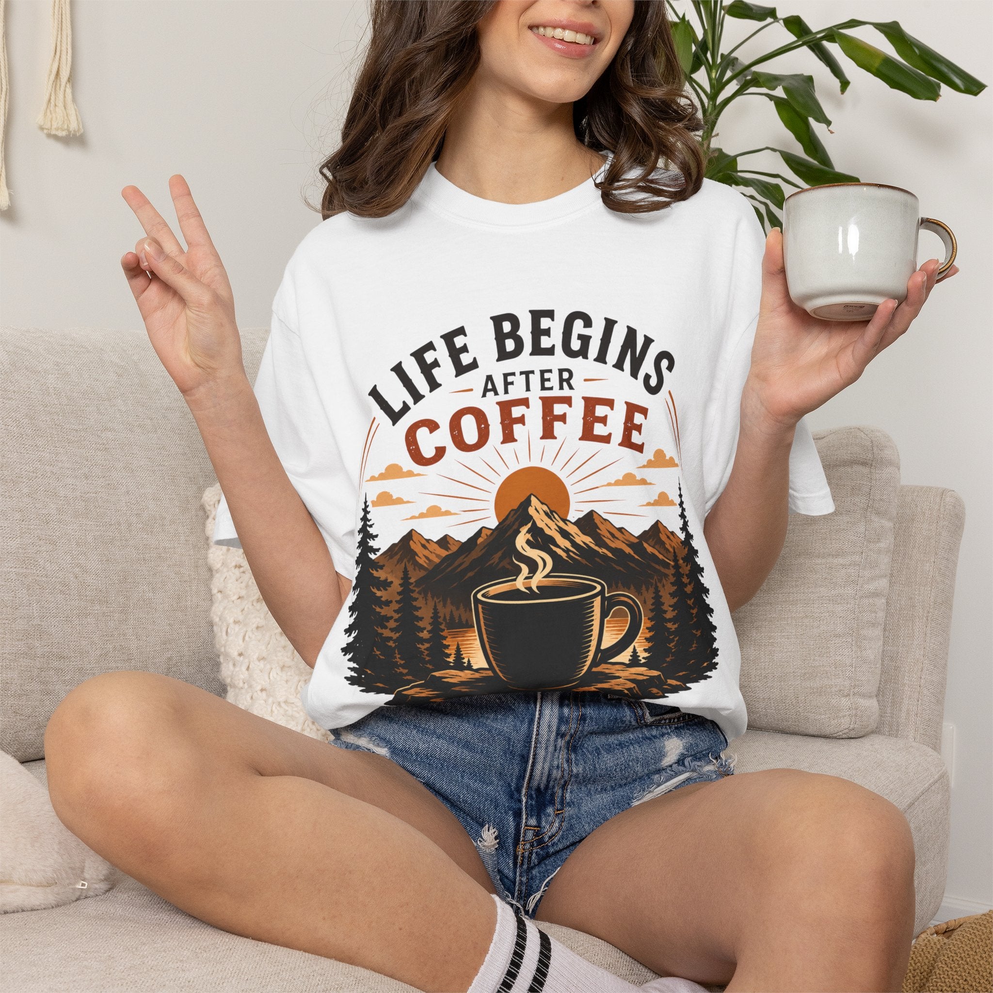 Life Begins After Coffee T-Shirt