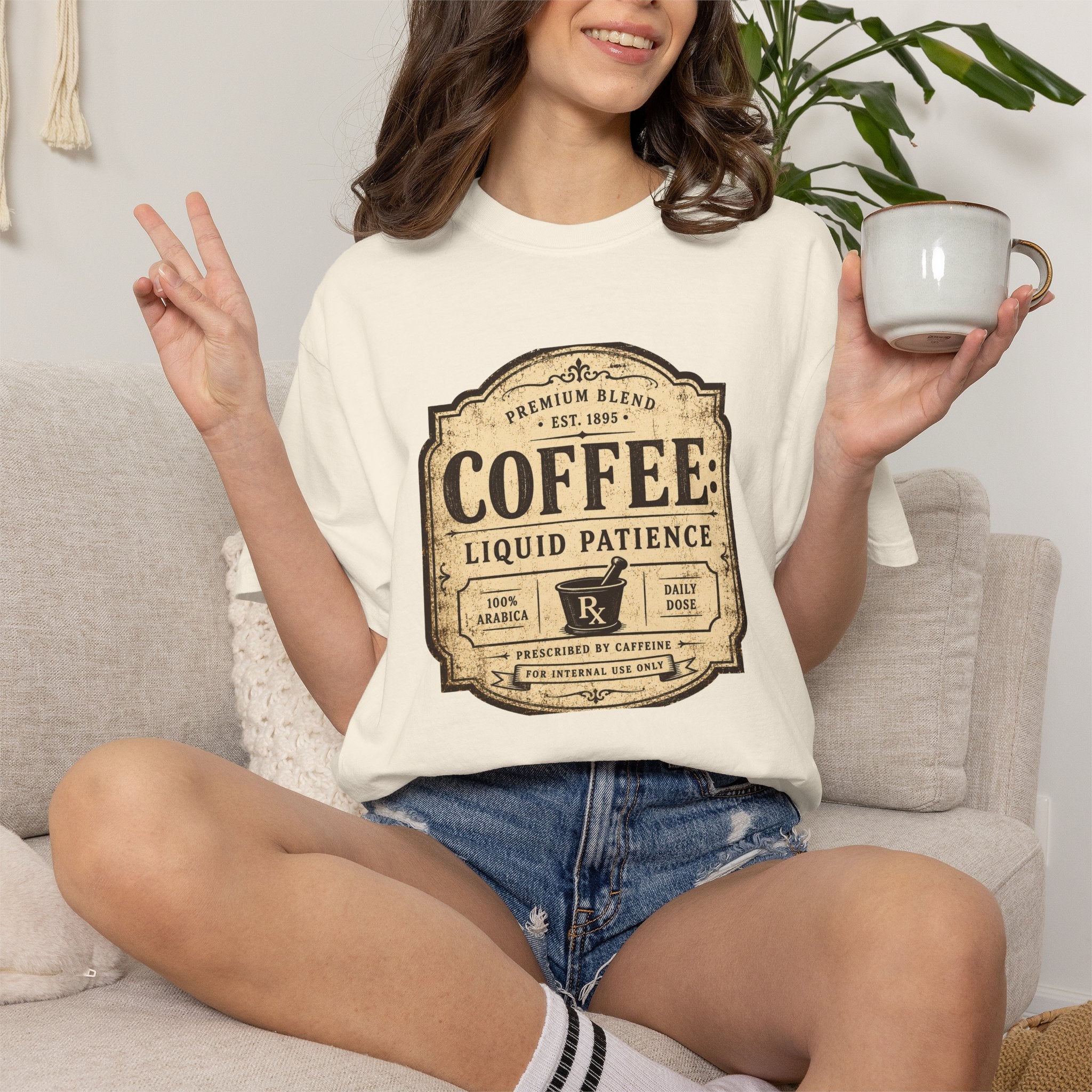Coffee: Liquid Patience T-Shirt