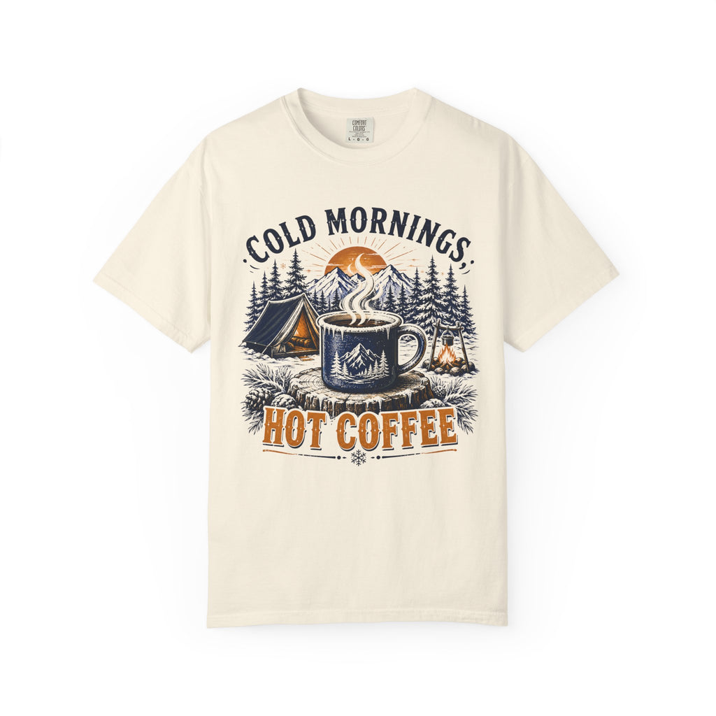 Cold Mornings, Hot Coffee T-Shirt
