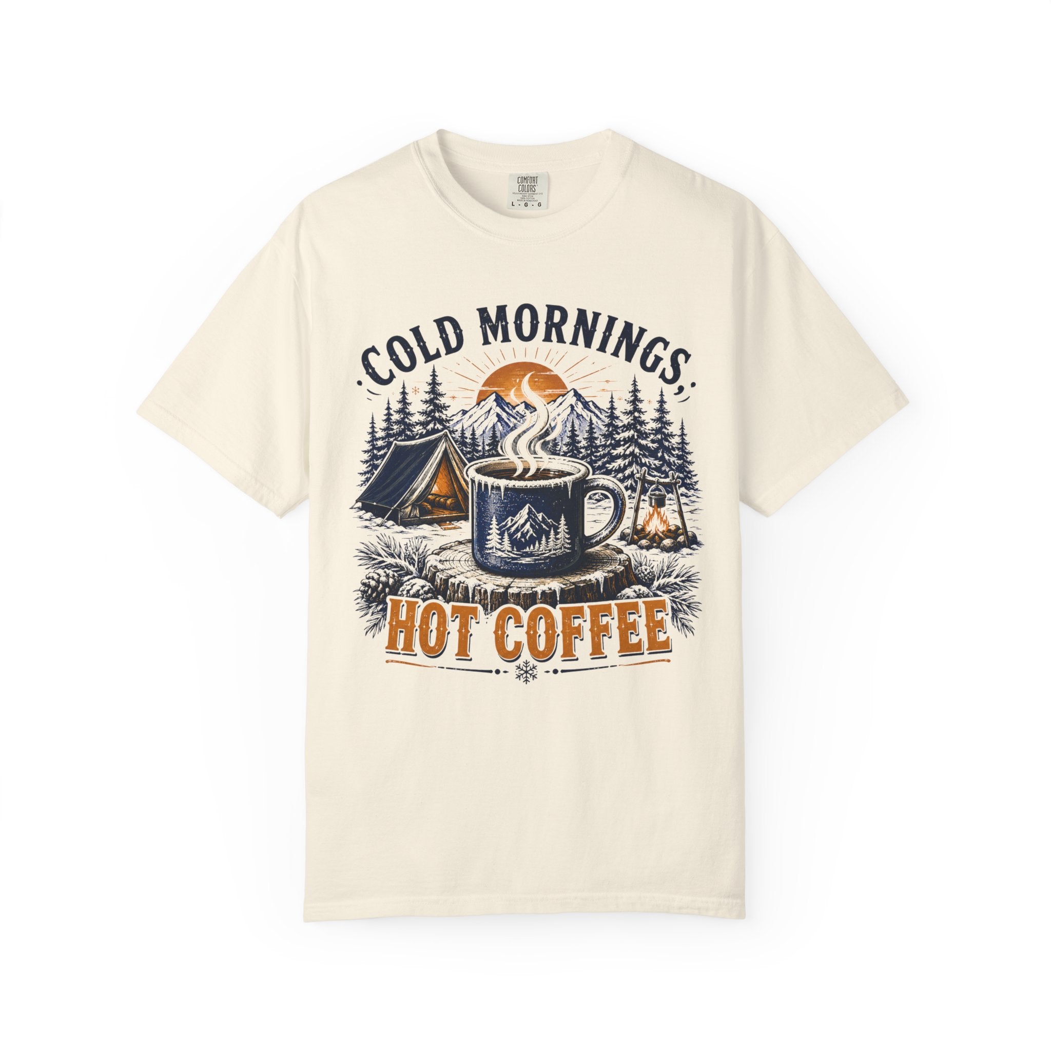 Cold Mornings, Hot Coffee T-Shirt