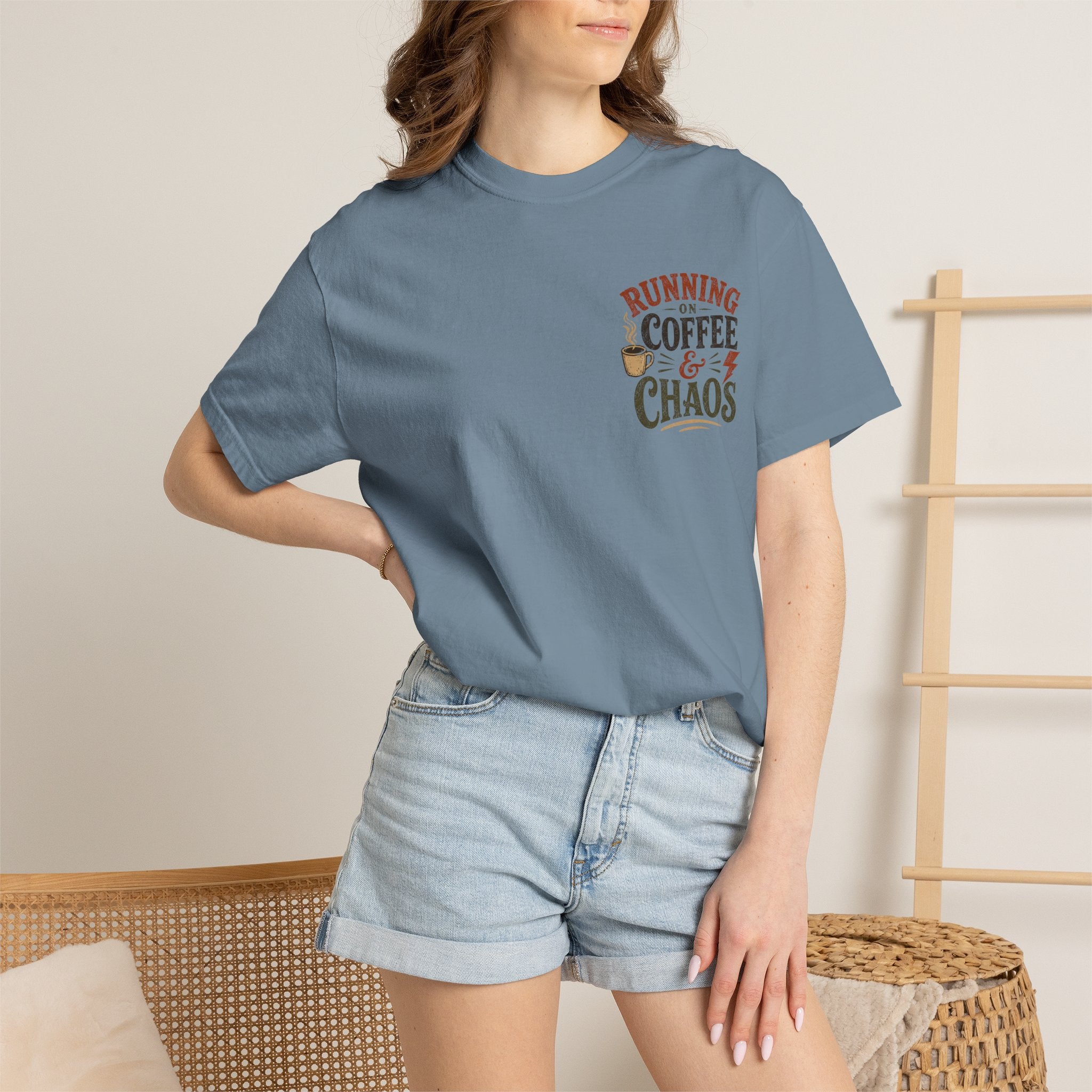 Running on Coffee and Chaos T-Shirt