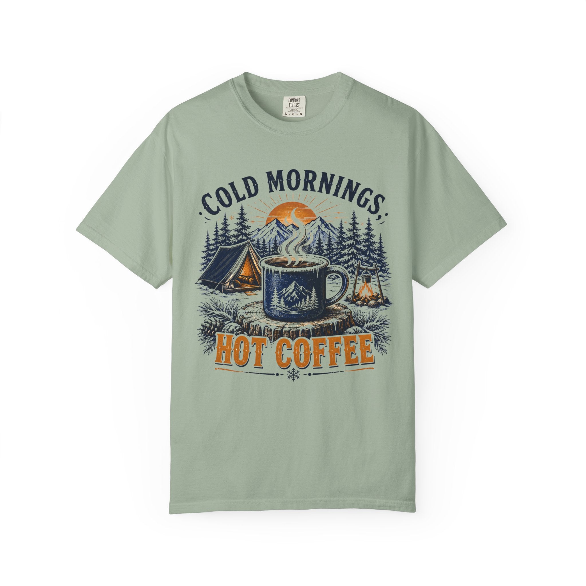 Cold Mornings, Hot Coffee T-Shirt