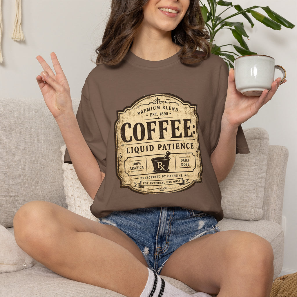 Coffee: Liquid Patience T-Shirt