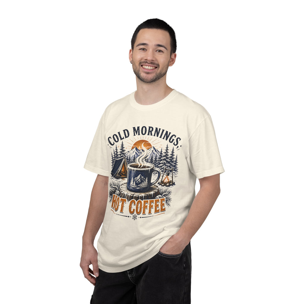 Cold Mornings, Hot Coffee T-Shirt