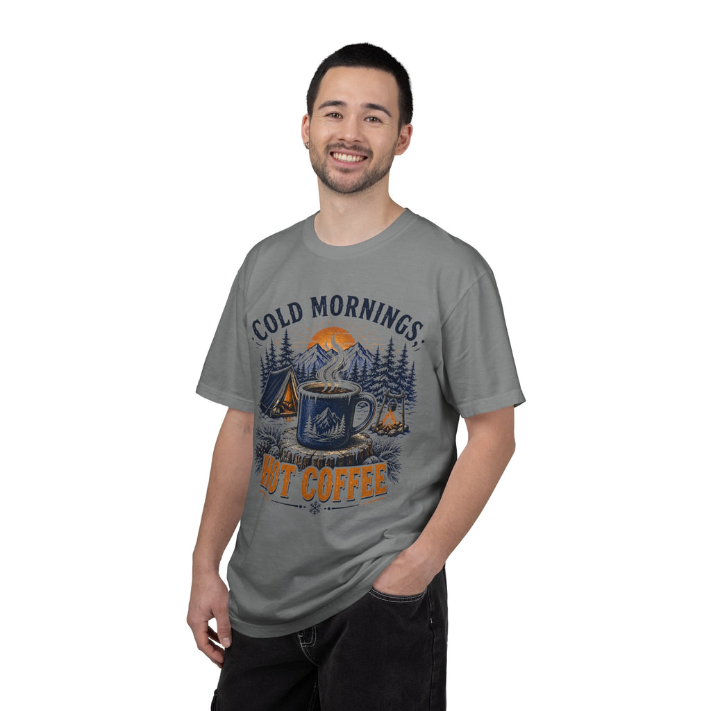 Cold Mornings, Hot Coffee T-Shirt