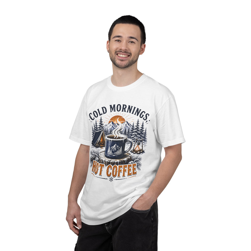 Cold Mornings, Hot Coffee T-Shirt