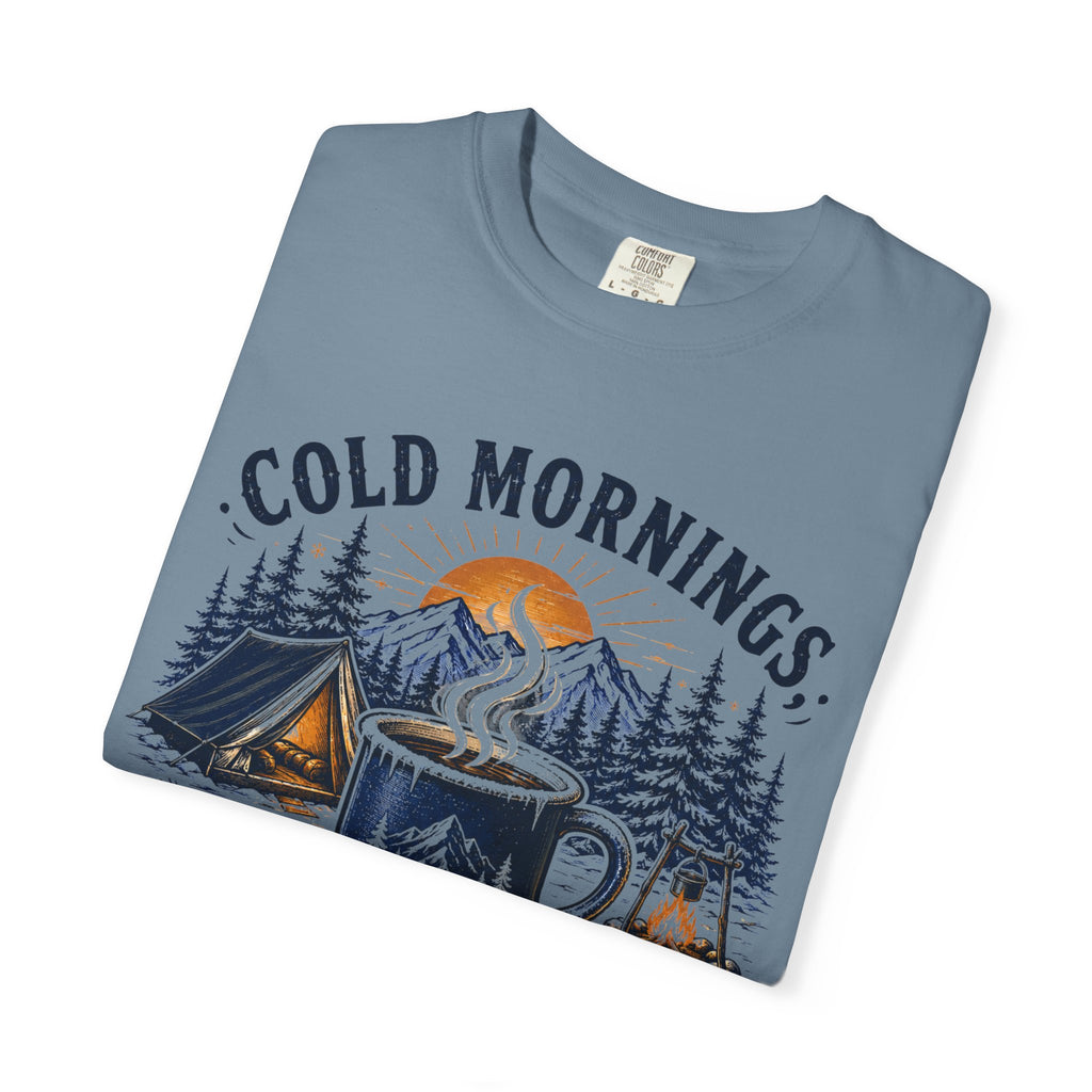 Cold Mornings, Hot Coffee T-Shirt