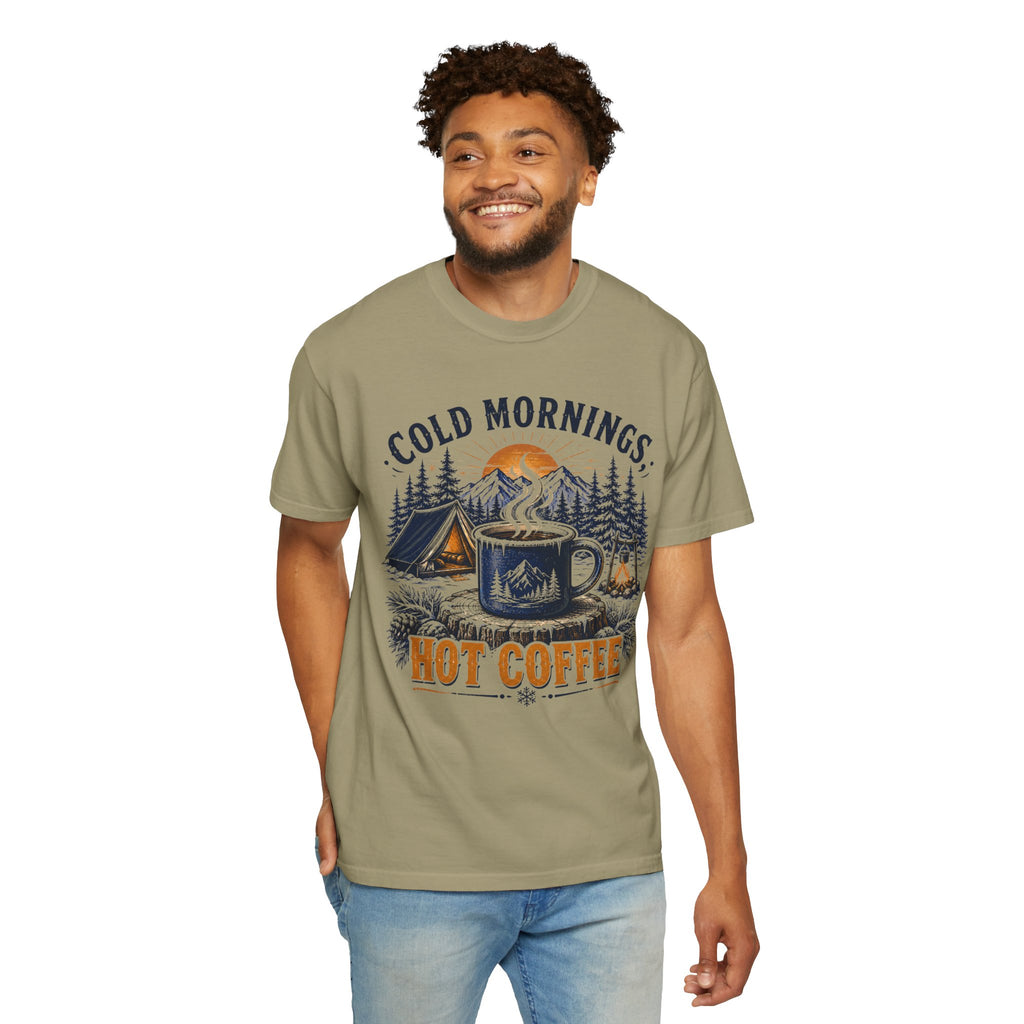 Cold Mornings, Hot Coffee T-Shirt
