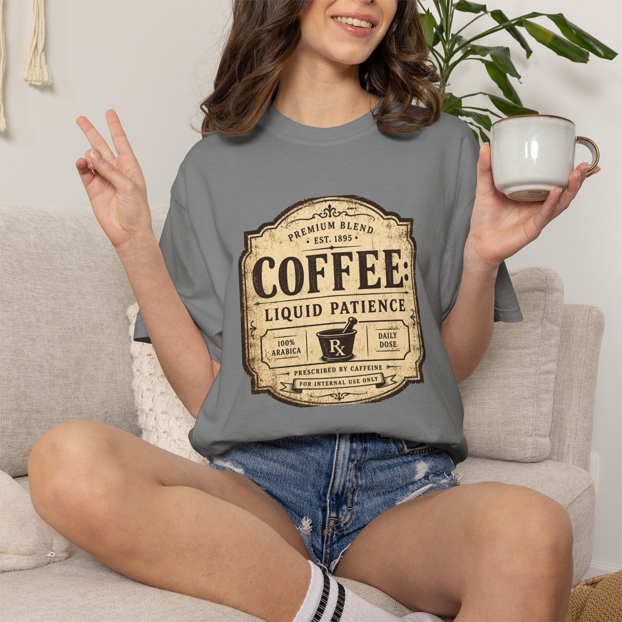 Coffee: Liquid Patience T-Shirt
