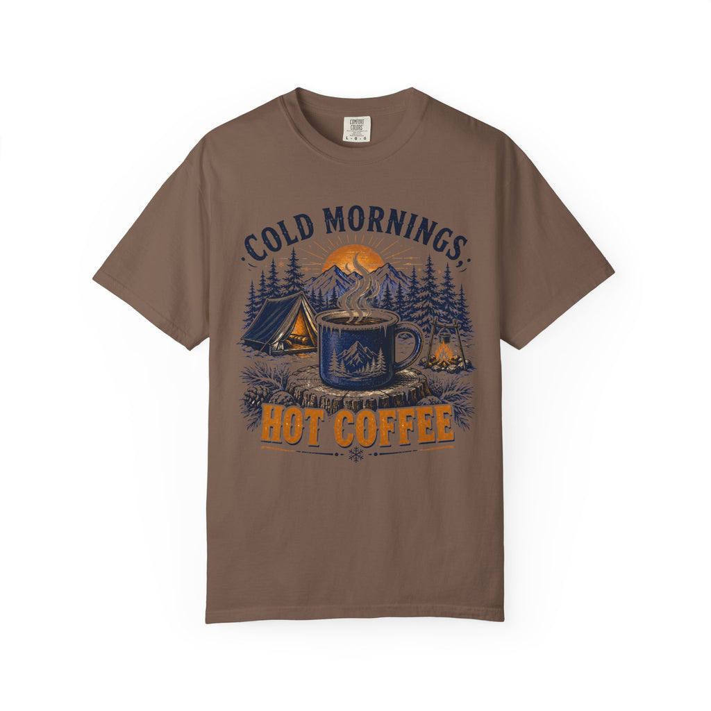 Cold Mornings, Hot Coffee T-Shirt