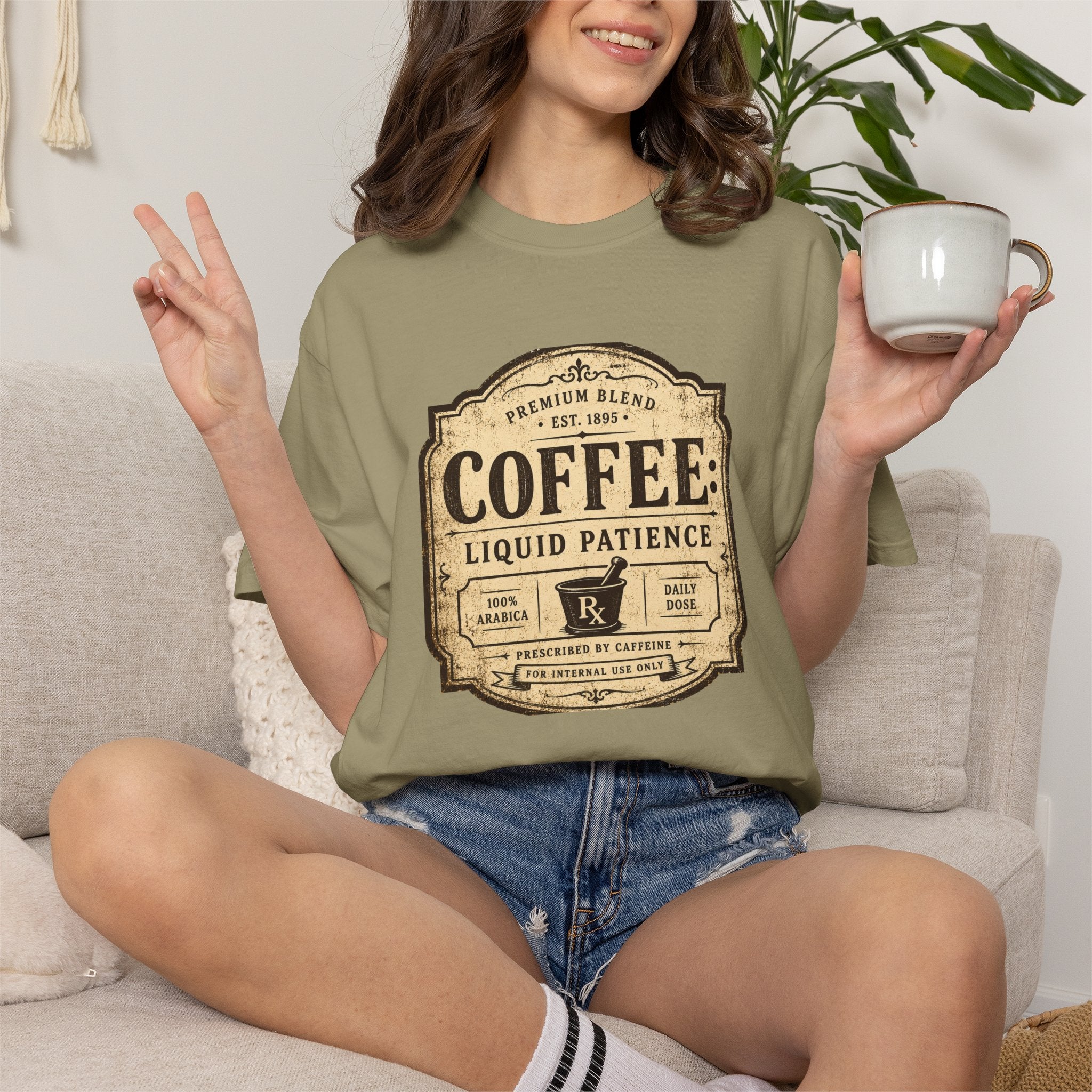 Coffee: Liquid Patience T-Shirt