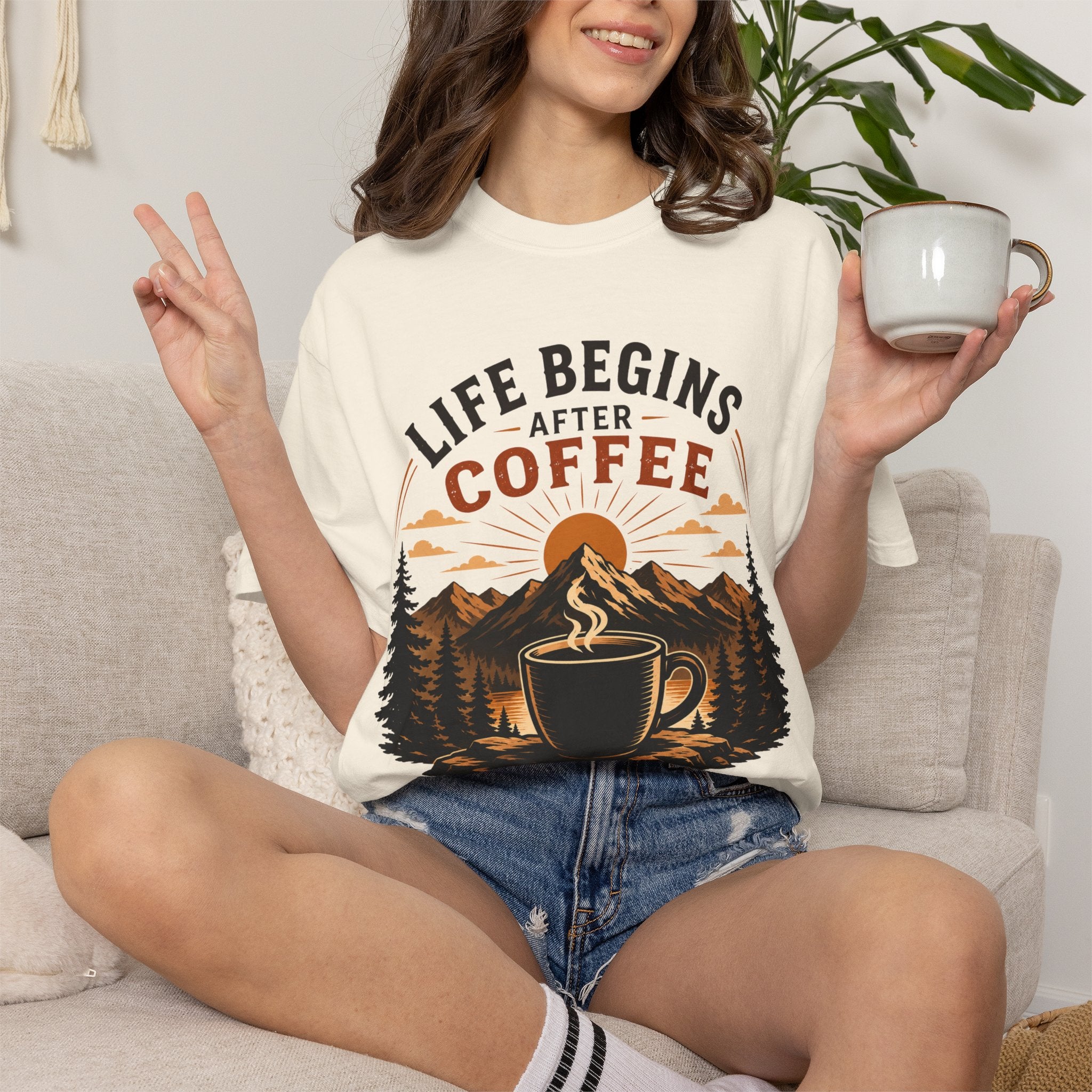 Life Begins After Coffee T-Shirt